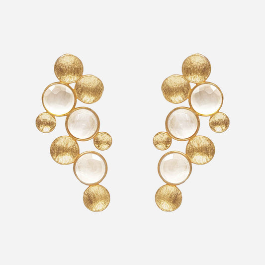 Pendientes Galassia White