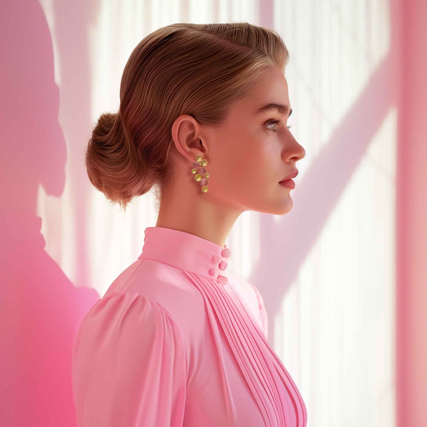 Pendientes Galassia Pink