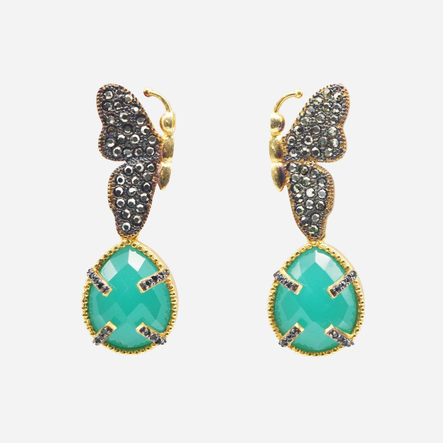 Pendientes Farfalia Aquamarine
