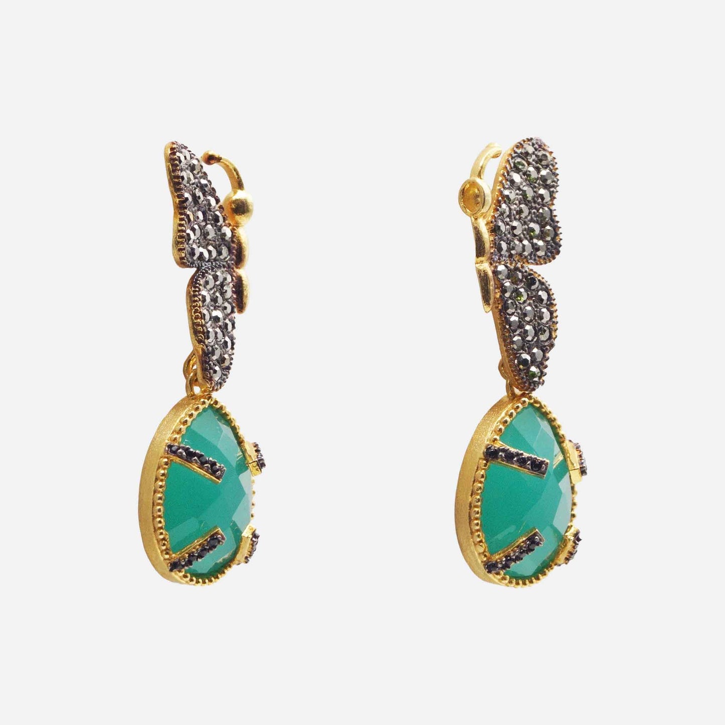 Pendientes Farfalia Aquamarine