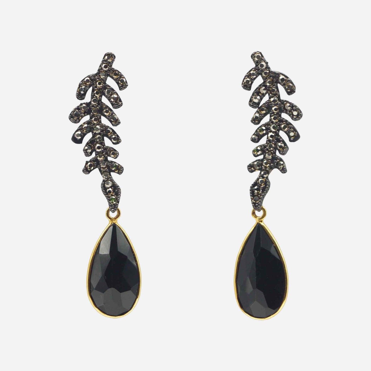 Pendientes Spiga Black