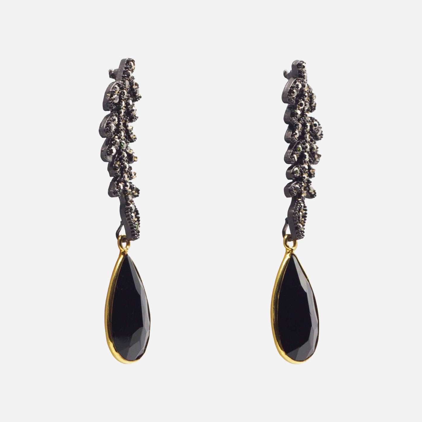 Pendientes Spiga Black
