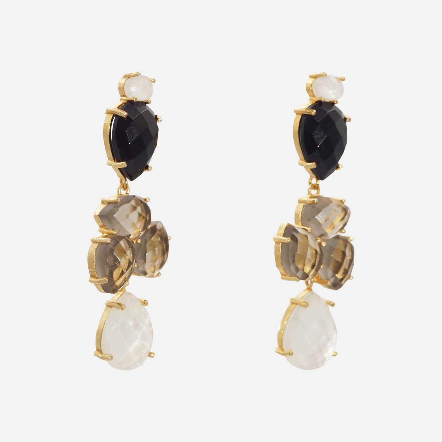 Pendientes Lacrima Black & White