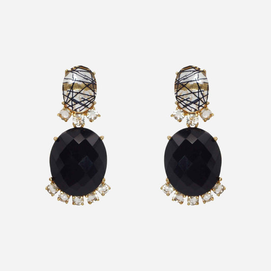 Eclissia Black Earrings