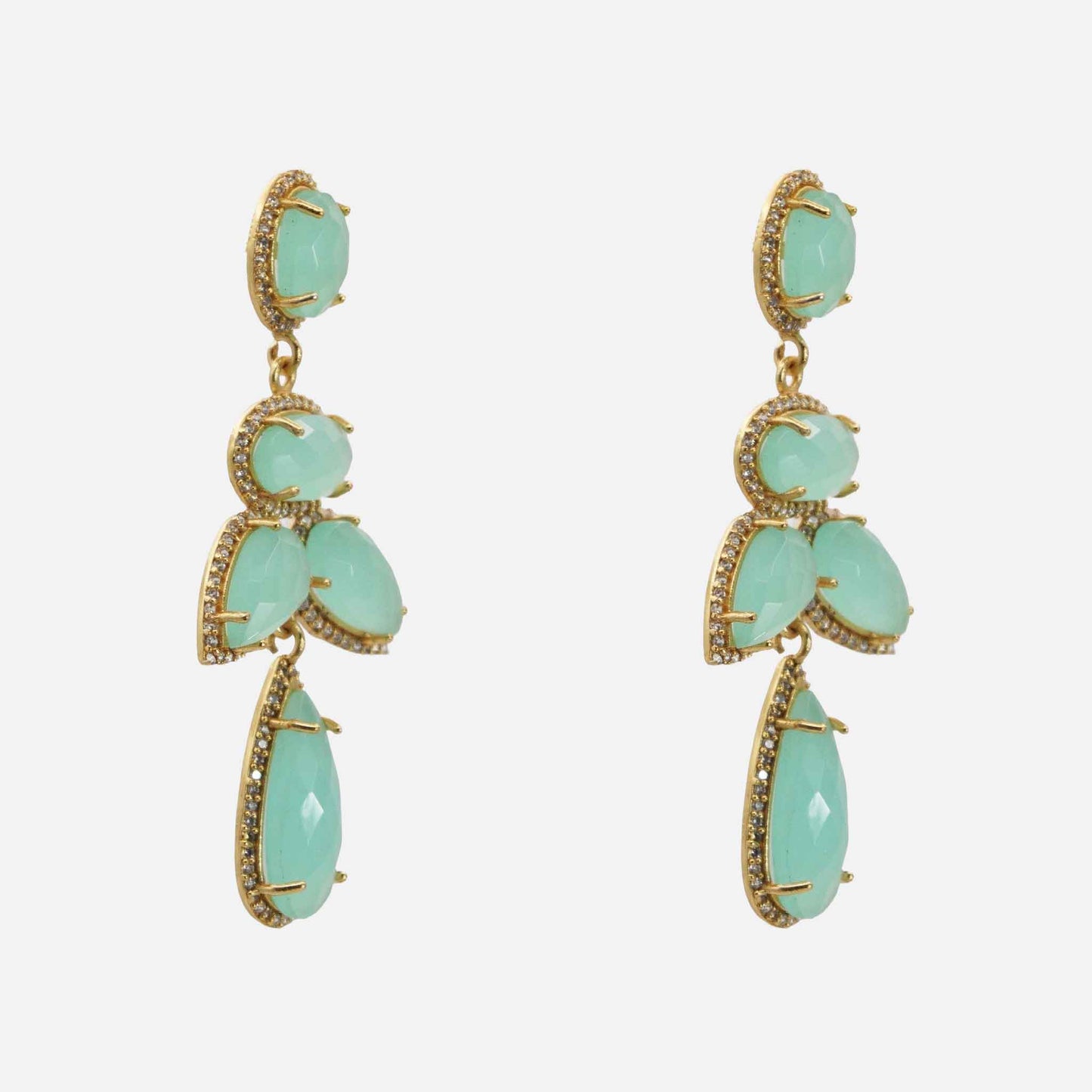 Fiorella Celadon Earrings