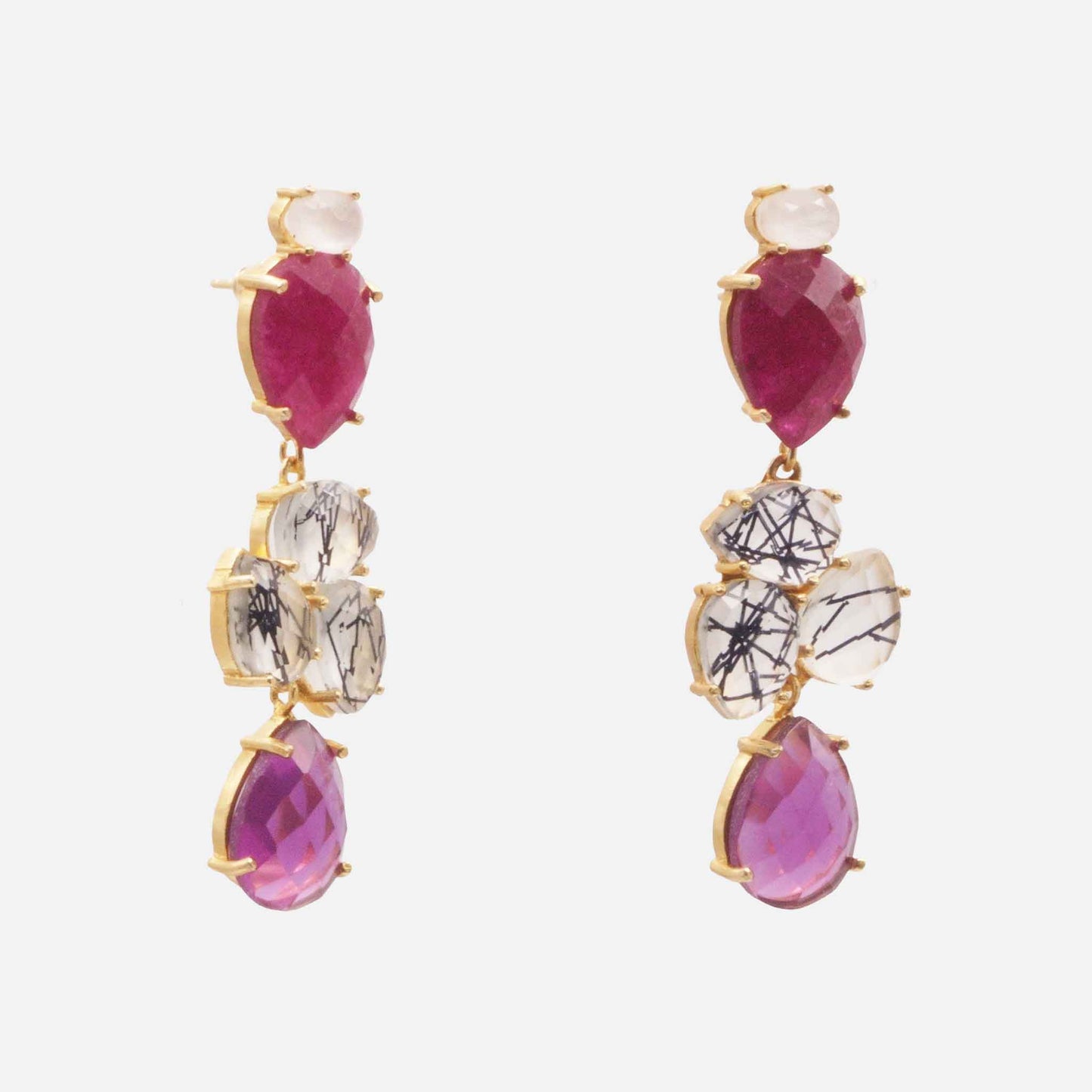 Pendientes Lacrima Purple