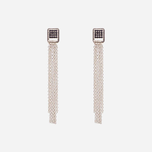 Fulminia Black Earrings